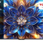 TCL تلفزيون جوجل الذكي QLED برو 55 بوصة 4K بتقنية كوانتوم دوت، دولبي فيجن- اتموس، HDR 10+ جيم ماستر، تصميم نحيف - 55T7B (موديل 2024)