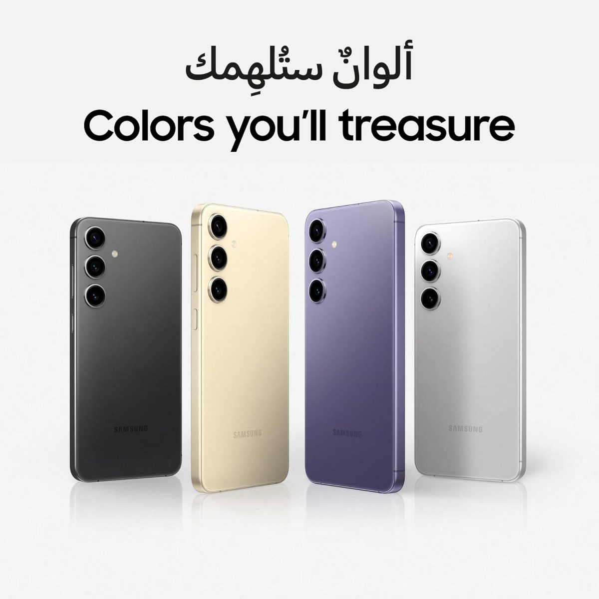 ⁦سامسونج جوال جالكسي اس 24 بلس 256 جيجا، اسود، ذاكرة رام 12 جيجا، هاتف ذكي بنظام اندرويد، كاميرا 50 ميجابكسل، (اصدار عالمي)⁩ - الصورة ⁦2⁩
