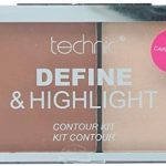 تكنيك مجموعة كونتور مزدوجة من ديفاين اند هايلايت بودرة تسمير وهايلايتر 5.5 غرام - كابتشينو