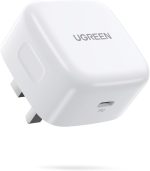 يوجرين شاحن ايفون 14 برو PD20W شاحن قابس جداري سريع USB C سريع الشحن من النوع C شاحن التوصيل العالمي محول السفر USB-C التوصيل متوافق مع iPhone 14 Pro Max / 14 Pro / 14 Plus / 14/13/12/11 وإلخ