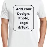 تي شيرت رجالي مخصص للبالغين - تي شيرت قطني بأكمام قصيرة ورقبة دائرية - قابل للتخصيص مع تصميمك - هدايا لأعياد الميلاد والذكرى السنوية