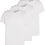 كالفن كلاين سراويل داخلية قصيرة وقبة دائرية بدون طوق للرجال من 3 قطع