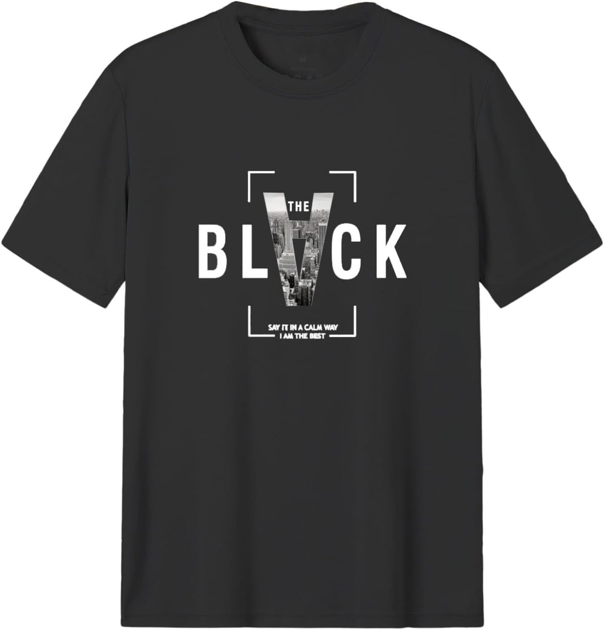 Lymio Men T-Shirt || T-Shirt for Men || Printed T Shirt || T-Shirt (B-Black)