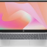 HP لابتوب 15-fd0033nx، شاشة FHD 15.6 انش، انتل كور i5-1334U (الجيل 13)، بطاقة رسومات انتل ايرس Xe، ذاكرة RAM 8GB، SSD 512GB، كيبورد انجليزي/عربي، دوس، فضي طبيعي