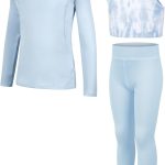 جيمي طقم ملابس رياضية لجينجز لليوغا وحمالات صدر للتدريب وصالة الالعاب الرياضية للاطفال من سن 5 الى 12 سنة