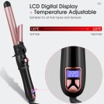 ⁦Oxsaytee Automatic Hair Curler 28mm Auto Curling Iron Large Waves Flat Iron for Hair with Adjustable Temp Advanced Ceramics Heating System Fast Heating for Hair Styling Long Hair Short Hair⁩ - الصورة ⁦7⁩
