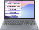 ايديا باد سليم 3 كور I7-13620H / ذاكرة رام 16 جيجابايت / هارد SSD 1 تيرابايت / 15.6 بوصة FHD IPS/ رمادي / ويندوز 11 / (رمادي اركتيك) (ابجريد)