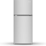 كروم ثلاجة بباب مزدوج يثبت على الجزء العلوي بسعة 455 لتر، نظام تبريد مانع التجمد، شاشة LED، ارفف مريحة لسهولة الوصول، اينوكس، ضمان ضاغط لمدة 10 سنوات - KR-RFF 480 IM