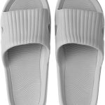 مينيسو شبشب حمام كلاسيكي مخطط للرجال (رمادي.43-44)