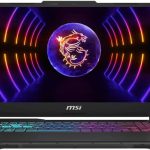 MSI لابتوب العاب سايبورغ 15 A13VF-699XRO بشاشة 15.6 انش FHD 144Hz ومعالج انتل كور i7-13620H وبطاقة جيفورس RTX 4060 وذاكرة RAM DDR5 16GB وSSD NVMe 1TB وثاندربولت 4 وUSB نوع C ومبرد بوست - اسود شفاف