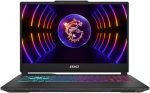 MSI لابتوب العاب سايبورغ 15 A13VF-699XRO بشاشة 15.6 انش FHD 144Hz ومعالج انتل كور i7-13620H وبطاقة جيفورس RTX 4060 وذاكرة RAM DDR5 16GB وSSD NVMe 1TB وثاندربولت 4 وUSB نوع C ومبرد بوست - اسود شفاف