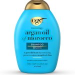 شامبو زيت الارغان المغربي الخالي من الكبريت للشعر الجاف، 385 مل من او جي اكس