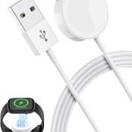 شاحن لساعة ابل اس اي، سلسلة 10 9 8 7 6 5 4 3 2 1، الترا 3 2، كابل شحن سريع مغناطيسي لاسلكي لساعة اي ووتش