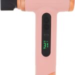 مجفف شعر لاسلكي، مجفف شعر محمول للسفر قابل لاعادة الشحن بمنفذ USB مع فوهة مخصصة، 15000mAh هواء ساخن بارد 200 واط لسكن الطلاب (روزات)