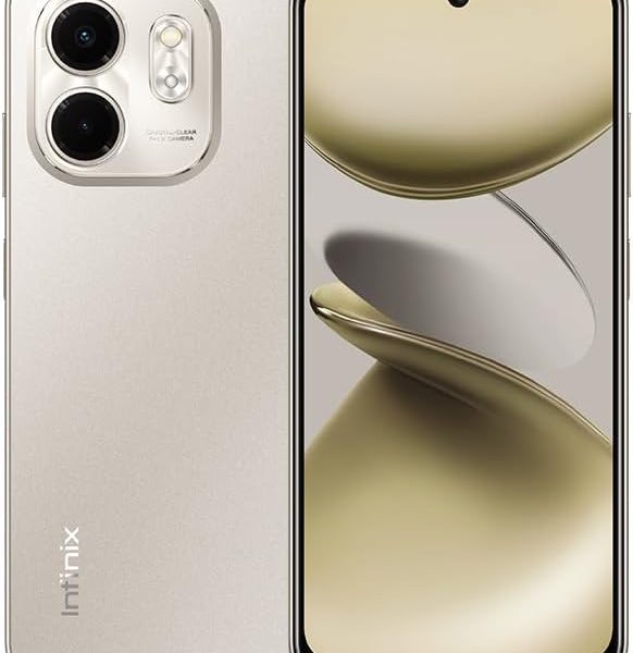 انفنيكس سمارت 9، ذاكرة RAM 4GB، ذاكرة روم 128GB، شاشة 6.7 انش HD، كاميرا خلفية مزدوجة بالذكاء الاصطناعي 13MP، كاميرا امامية 8MP، بطارية 5000mAh، اندرويد 14 (نيو تيتانيوم)