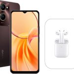 فيفو Y28s بني موكا - 8GB + 8GB RAM | تخزين 256GB | شاشة 6.55 انش HD | كاميرا 50MP | بطارية 5000mAh | مقاومة للماء والغبار IP64 | سماعات اذن | ضمان 24 شهر