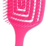 فرشاة شعر احترافية لفك تشابك الشعر من سيسيليا، ارجواني، تصميم مجداف عريض (بينك)