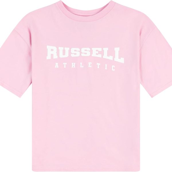 Russell Athletic Girls RSL5003B77 Oversize T-Shirt 9-10Y Multi