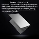 ⁦Morostron 15.6 Inch Touch Laptop with Full Metal Housing High-End 16GB DDR4+512GB SSD, Quad-Core N95 3.4GHz Processor, 1920×1080 Full HD IPS Screen⁩ - الصورة ⁦7⁩