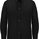 ليلاكس قميص رسمي سادة باكمام طويلة وازرار امامية للاولاد