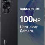 اونر هاتف ذكي 90 لايت 5G، 8GB+256GB، شاشة 6.7 انش IPS LCD 90Hz، كاميرا خلفية ثلاثية 100MP مع بطارية 4500mAh، ثنائي شرائح الاتصال، اندرويد 13 (اسود ميدنايت)