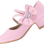 ايت كيلومتر حذاء رسمي بكعب عالي للبنات ماري جين لحفلات الزفاف حذاء الاميرة EKM7018