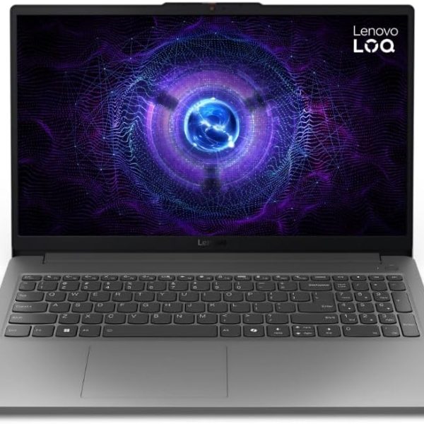 لينوفو لابتوب العاب 15IAX9E من لوك 15IAX9E، شاشة FHD 144 هرتز، انتل كور i7-12650HX، 16GB DDR5، 512GB SSD، RTX 4050 6GB GDDR6، ويندوز 11 هوم، كيبورد BL انجليزي-عربي، رمادي، كفالة لينوفو لمدة عام