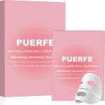 4 Pcs Collagen Face Mask, Hydrating Overnight Hydrogel Mask, Pore Minimizing, Elasticity Improvement