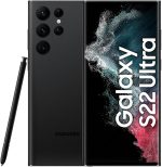 سامسونج جوال جالكسي اس 22 الترا شبكة الجيل الخامس 5G 256GB بدون شريحة اتصال بنظام اندرويد لون اسود فانتوم - اصدار عالمي