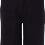 بينزوي شورت زي مدرسي للأولاد: برمودا قطني عصري قابل للتعديل بخصر مسطح من الأمام