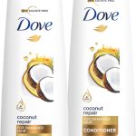 شامبو دوف لإصلاح الشعر بجوز الهند، 400 مل + بلسم دوف، 320 مل