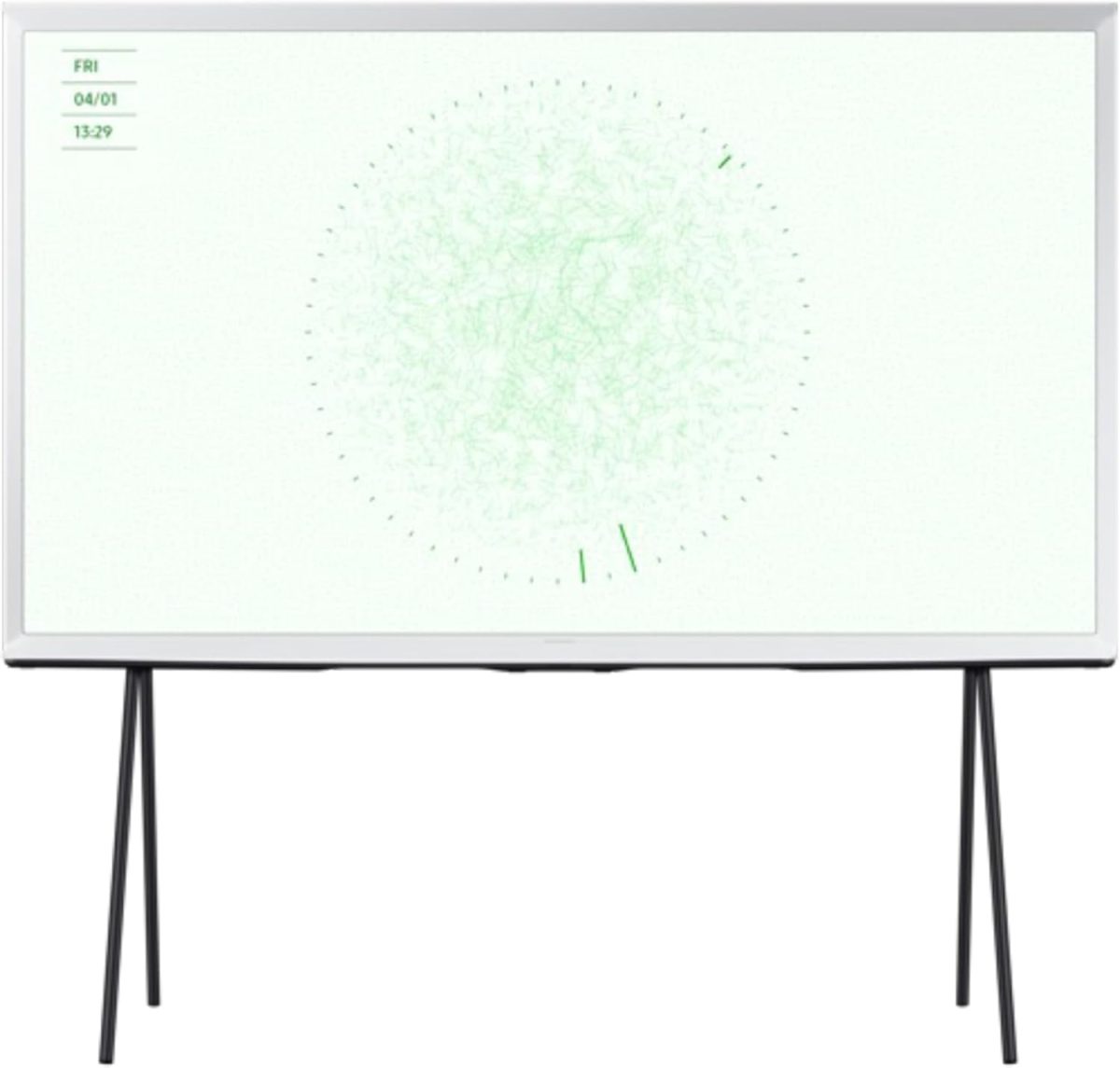سامسونج تلفزيون ذا سيريف 55 بوصة، LS01D، 4K، QLED، تصميم دائري 360 درجة، شاشة غير لامعة، حامل قابل للفصل، تلفزيون تايزن الذكي، QA55LS01DAUXZN (2024 - نسخة الامارات العربية المتحدة)