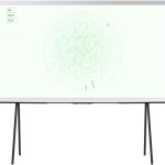 سامسونج تلفزيون ذا سيريف 55 بوصة، LS01D، 4K، QLED، تصميم دائري 360 درجة، شاشة غير لامعة، حامل قابل للفصل، تلفزيون تايزن الذكي، QA55LS01DAUXZN (2024 - نسخة الامارات العربية المتحدة)