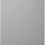 كروم ثلاجة بباب مزدوج مثبتة على الاعلى مع نظام تدفق هواء متعدد، تبريد بدون تجميد مع تحكم الكتروني في درجة الحرارة باللمس، منبه للباب، فضي، ضمان ضاغط 10 سنوات - KR-RFF 330SM