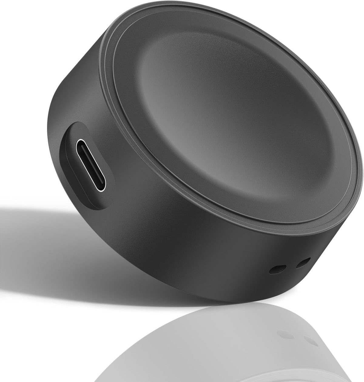 قاعدة شحن USB C لساعة سامسونج جالكسي 7/6/5/4/3/FE/الترا، قاعدة شحن مطورة لساعة جالكسي 6 كلاسيك/5 برو/4 كلاسيك، شاحن فقط (اسود)