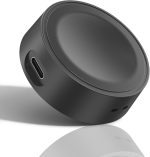 قاعدة شحن USB C لساعة سامسونج جالكسي 7/6/5/4/3/FE/الترا، قاعدة شحن مطورة لساعة جالكسي 6 كلاسيك/5 برو/4 كلاسيك، شاحن فقط (اسود)