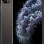 موبايل 11 برو ماكس 256 جيجابايت مستعمل كالجديد غير مقفل (رمادي)