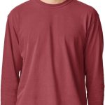 كومفورت كلزر تي شيرت بأكمام طويلة للكبار، أزرق التنوب، مقاس S