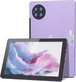 تابلت سي ايديا 10 انش بنظام اندرويد 12.0 وذاكرة RAM 8GB وروم 512GB وكاميرا 8MP+13MP وبطارية 10000mAh ثنائي شرائح الاتصال 800x1280 IPS HD شاشة لمس مع حافظة وكيبورد وواي فاي و5GLTE CM7800 (ارجواني)