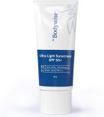 Be Bodywise Ultra Light Sunscreen SPF 50 PA+++ for Oily, Dry, Acne-prone Skin | Broad Spectrum Protection & Blue Light Protection | No White Cast | Non-Greasy | Korean Anti-Acne Technology | Water