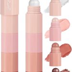 ايريناد قلم ظلال عيون كريمي نود 4 في 1، قلم مكياج عيون غير لامع ولامع، قلم ظلال عيون مقاوم للماء ويدوم طويلا، ظلال عيون جليتر عالي الصبغة، تركيبة ناعمة قابلة للمزج، هدية للنساء والفتيات