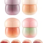 مجموعة مكياج احمر شفاه على شكل كوز الصنوبر من لبويلوف®، 4 الوان ملمع شفاه لطيف، لمسة نهائية عاكسة مرطبة، ممتلئ يدوم طويلا، كوب غير لاصق، زيت شفاه مقاوم للماء والعرق