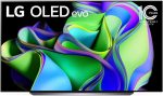 LG تلفزيون ذكي اوليد ايفو C3 4K مقاس 55 بوصة 2023 لون اسود موديل OLED55C36LA.AMAE - ضمان لمدة عام