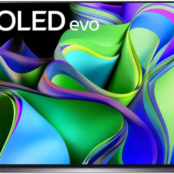 LG تلفزيون ذكي اوليد ايفو C3 4K مقاس 55 بوصة 2023 لون اسود موديل OLED55C36LA.AMAE - ضمان لمدة عام