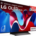 LG تلفزيون ذكي OLED48C4 OLED مقاس 121 سم بدقة 4 كيه الترا اتش دي 2024 من ايفو، اسود وبني