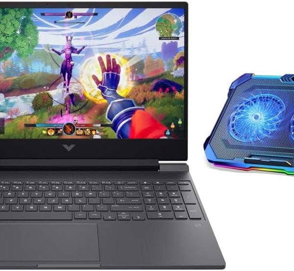 HP لابتوب العاب فيكتوس 16-S1023 مع الذكاء الاصطناعي AMD رايزن 7 8845HS 16GB DDR5 RAM/1TB SSD/انفيديا جيفورس RTX 4070 8GB/ 16.1 انش FHD (1920X1080) 144Hz/ويندوز 11 هوم - فضي ميكا + قاعدة تبريد NCTS RGB