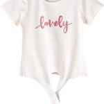 Jelliene Girls Sunshine Squad: تيشيرتات قطنية بريزي مطبوعة مرحة ومرح صيفي