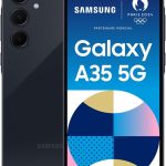 جوال سامسونج جالكسي ايه 35 الجيل الخامس 5G، ذاكرة تخزين 256GB، ذاكرة RAM 8GB، هاتف ذكي بنظام اندرويد، كحلي رائع (اصدار عالمي)