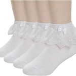 شيادون جوارب دانتيل قطنية للبنات الصغيرات (1-9 سنوات)