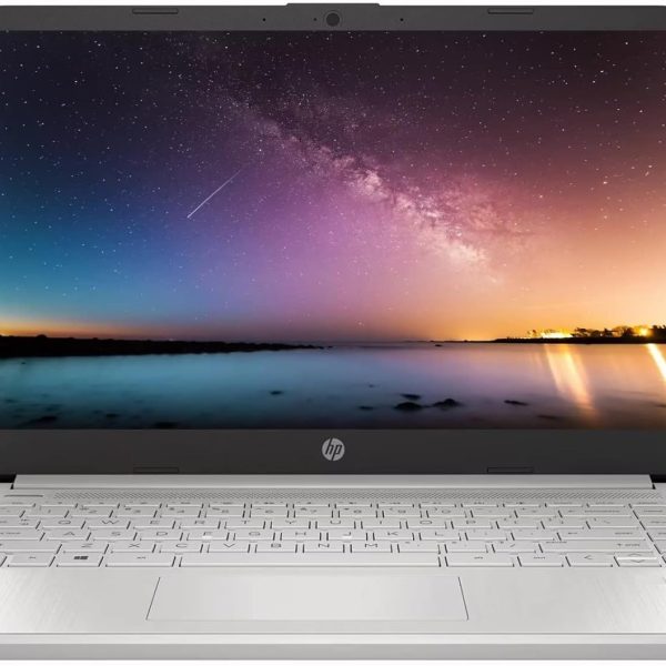 HP لابتوب 14 انش FHD، AMD رايزن 3-3250U (حتى 3.5GHz)، 8GB RAM 256GB SSD + 1TB HDD، ايثرنت، USB-A&C، كاميرا ويب، WiFi، بلوتوث، HDMI، شحن سريع، فضي، ويندوز 10، قاعدة ماوس ابيس